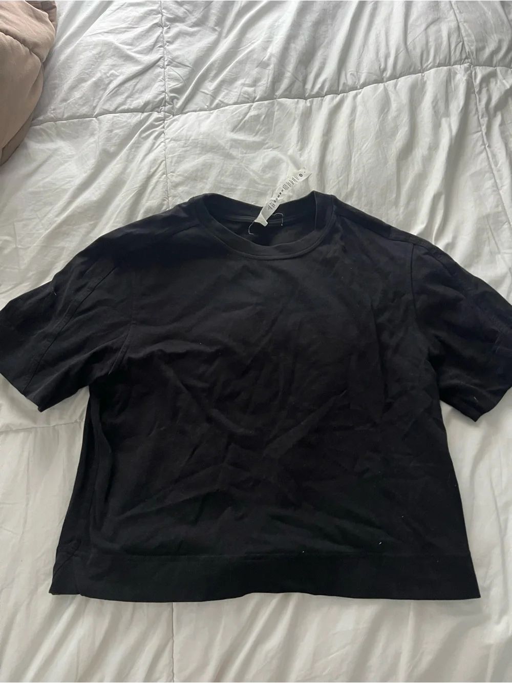 Lululemon Black Cotton T shirt